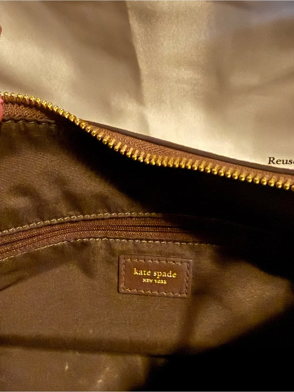Kate Spade Loop Suede Shoulder Bag